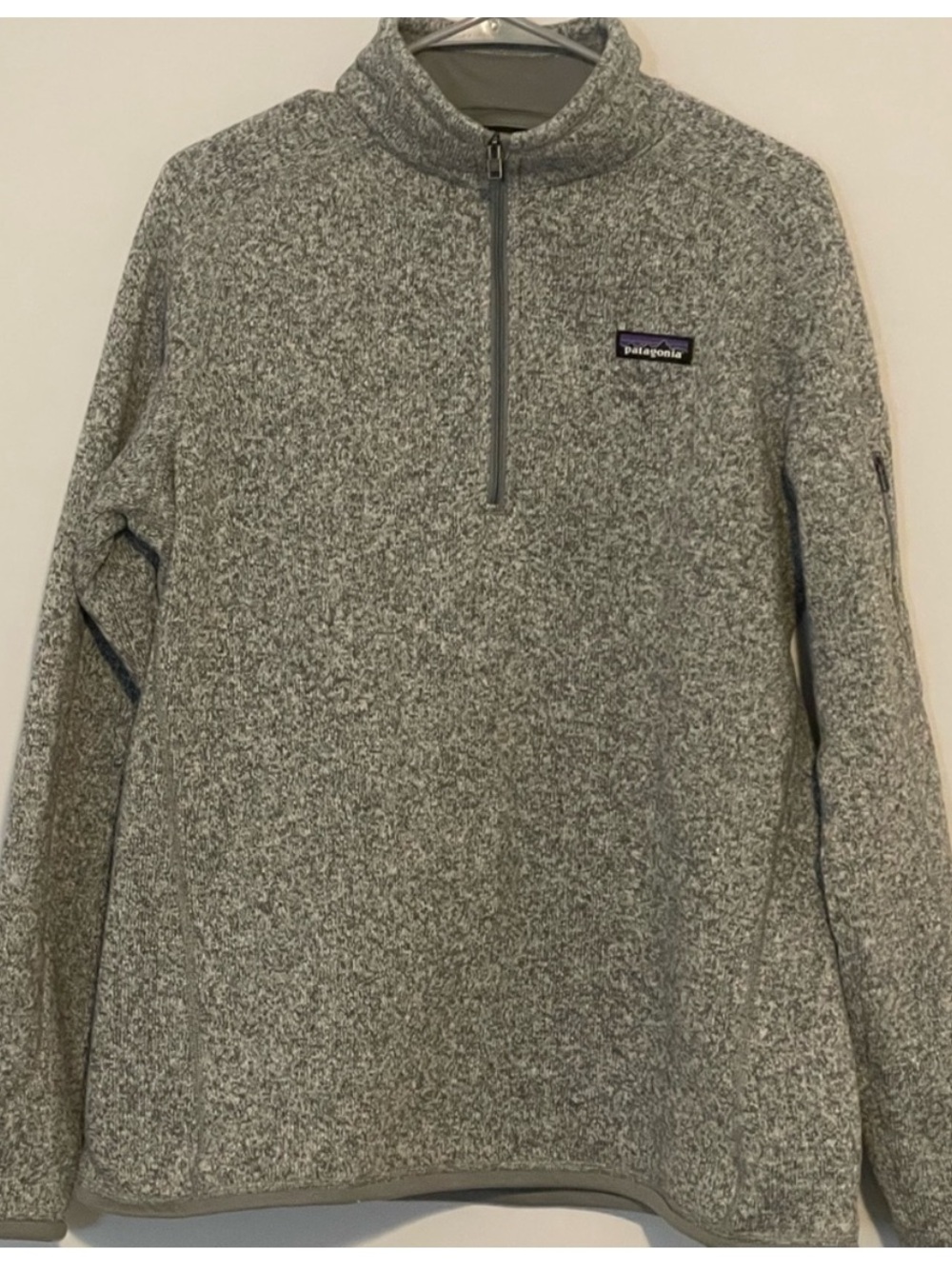 Patagonia Gray Fleece 1/4 zip Pullover, XL